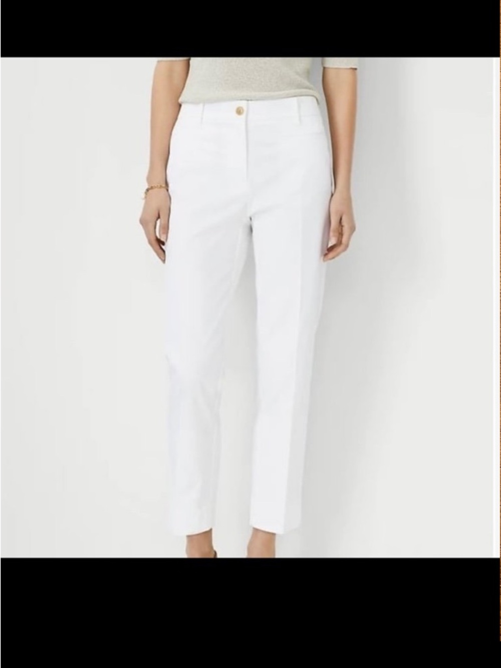 NWT Ann Taylor modern fit cropped leg pants
